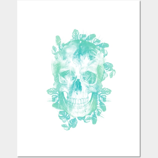 Tropical Skull Wall Art by ruifaria